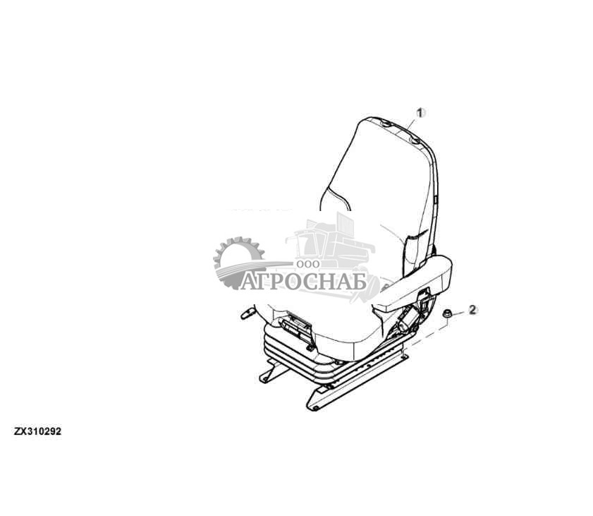 Сиденье оператора MSG85, MSG95 